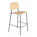 SOFT EDGE 90 BAR STOOL LOW oak