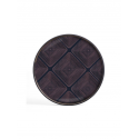 MIDNIGHT LINEAR SQUARES glass tray, S