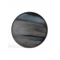 GRAPHITE ORGANIC glass tray, L