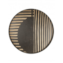 ASYMMETRIC DOT wooden tray, XL