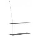 STEDGE police, 80 cm, black painted oak
