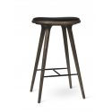 HIGH STOOL, 74 cm, dark stained oak