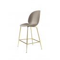 BEETLE counter chair, brass semi matt/new beige