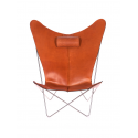 KS CHAIR stainless steel, hazelnut