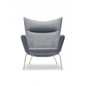 CH445 WING CHAIR Fiord 151 grey