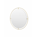 NIMBUS MIRROR Ø110 polished brass