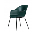 BAT stolička, conic base, black/dark green
