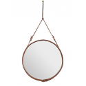 ADNET CIRCULAIRE, Ø70 cm, tan leather