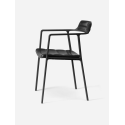 CHAIR LEATHER VIPP451 black 
