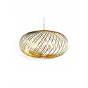 SPRING MEDIUM PENDANT brass