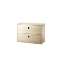 CHEST OF DRAWERS komoda, 58x30 cm, ash
