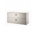 CHEST OF DRAWERS komoda, 78x30 cm, beige