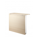 FOLDING TABLE, white/ash