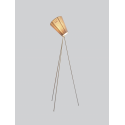 OSLO WOOD FLOOR LAMP beige/steel