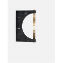 nástenné zrkadlo PEPE MARBLE MIRROR WALL Black Marble