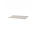 METAL SHELF LOW, 58x30 cm, beige