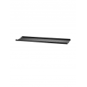 METAL SHELF LOW, 78x20 cm, black