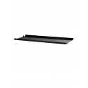 METAL SHELF LOW, 78x30 cm, black