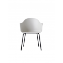 HARBOUR jedálenská stolička, steel base, grey