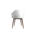 HARBOUR jedálenská stolička, dark oak/white