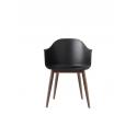 HARBOUR jedálenská stolička, dark oak/black