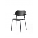 CO CHAIR stolička s podrúčkami, black