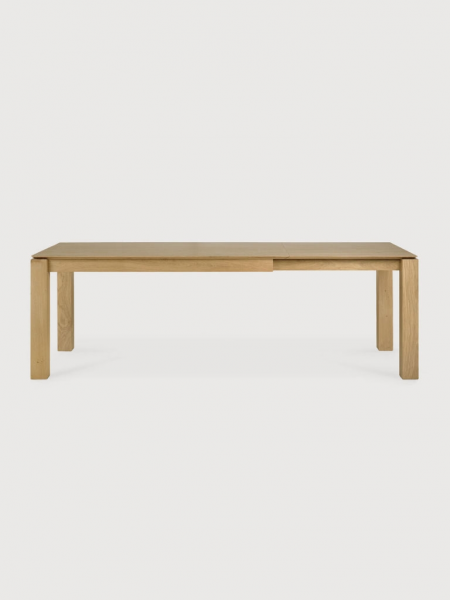 SLICE rozťahovací jedálenský stôl, oak