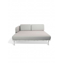 MINDO 100 2 daybed - ležadlo ľavé, off white