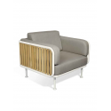 MINDO 100 lounge chair - kreslo, off white