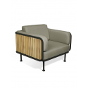 MINDO 100 lounge chair - kreslo, warm grey