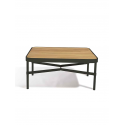 MINDO 100 coffee table square, stolík, Black