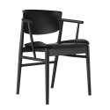 N01 jedálenská stolička, oak black