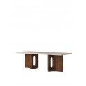 ANDROGYNE LOUNGE TABLE, orech/ Kunis Breccia Sand