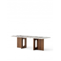 ANDROGYNE LOUNGE TABLE,  orech/ Calacatta Viola