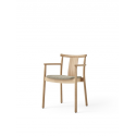 MERKUR jedálenská stolička s lakťovou opierkou, Natural Oak / Hallingdal 65 200