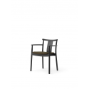 MERKUR jedálenská stolička s lakťovou opierkou, Black Oak