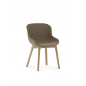 Hyg Chair Wood Full Upholstery, Oak/ Synergy