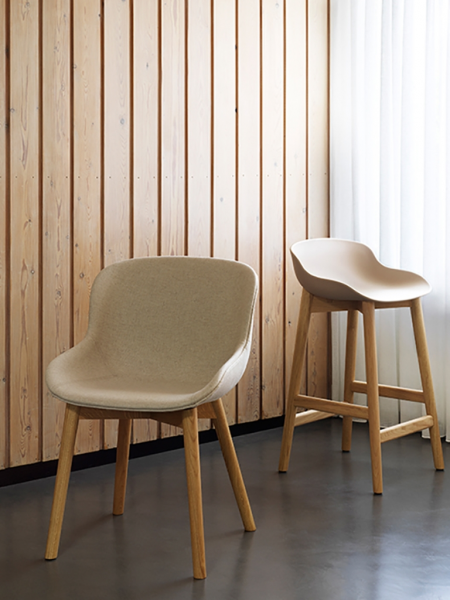 Hyg Chair Wood Front Upholstery - jedálenská stolička s predným čalúnením