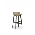 Hyg Barstool Wood 75cm, Black Oak/ Sand