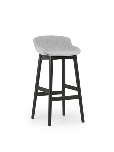 Hyg Barstool Wood Front Upholstery 75cm, barová stolička s vnútorným čalúnením