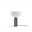 Kizu Table Lamp Small, Gris du Marais w. White Acrylic
