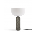 Kizu Table Lamp Large, Gris du Marais w. White Acrylic

