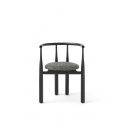 Bukowski Chair, Black w. Élitis, Pur Lin, LI 419 80

