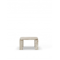 Atlas Coffee Table 60x60, Unfilled Travertine