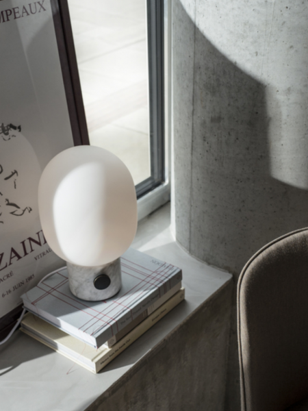 JWDA TABLE LAMP Carrara marble stolová lampa