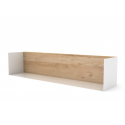 U SHELF L OAK biela