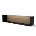 U SHELF L OAK čierna
